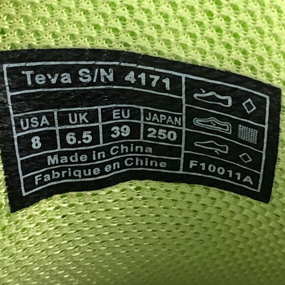 Teva Women's Size 8 Gnarkosi Violet Purple Watersport Sneakers Drain Frame Tech - Picture 13 of 13